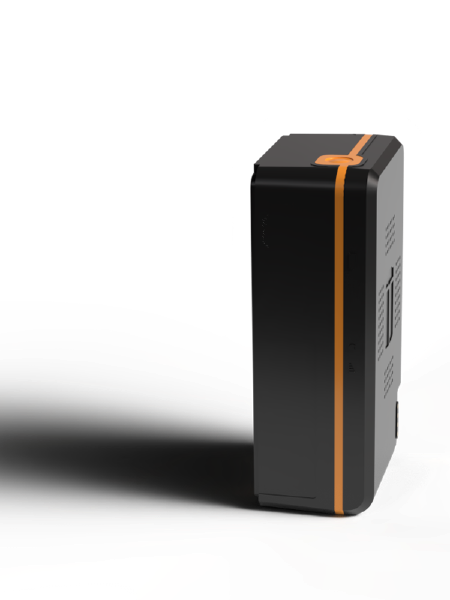 Angled View of Lightbug Enviro GPS Tracker with Temperature and Humidity sensors