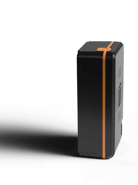 Angled View of Lightbug Enviro GPS Tracker with Temperature and Humidity sensors