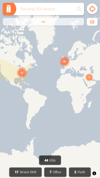 The tracking app is available on the Apple App store and Google Play Store