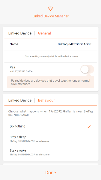Linked device manager